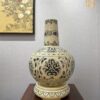 Bình Hoa Lam H60 men gốm truyền thống BHL10
