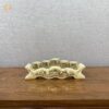 Bộ kỷ 5 chén thờ Gốm Chu Đậu hoạ tiết hoa sen vẽ vàng 24k